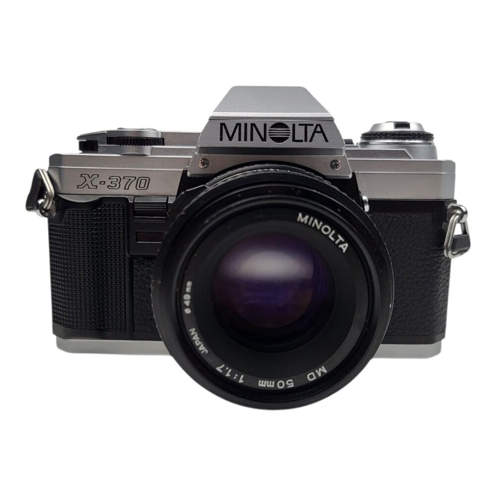 Minolta X-370 35mm Film Camera With OEM 50mm Lens